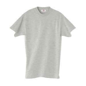 Hanes 4.5 oz. 100% Ringspun Cotton Nano T-Shirt - Light/Heather Steel, Light
