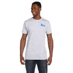 Promotional Adult T-Shirts - Hanes 4.5 oz. 100% Ringspun Cotton Nano T-Shirt - Light/Heather