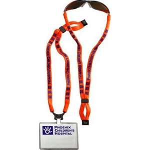 1/2" Knitted Cotton Trade Show Classic Eyewear Retainer/Lanyard 
