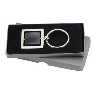 Square Swivel Key Ring 