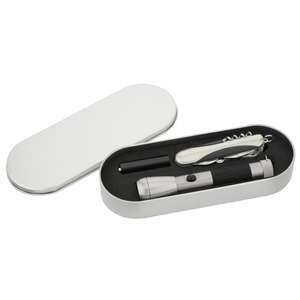 Multi-Function Knife & Flashlight Set