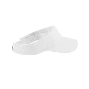 Authentic Pigment Direct Dyed Cotton Twill Visor White