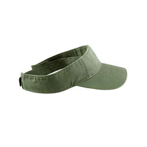 Authentic Pigment Direct Dyed Cotton Twill Visor Olive