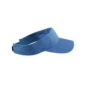 Authentic Pigment Direct Dyed Cotton Twill Visor Blue, Indigo