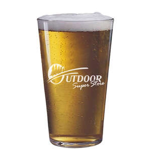 Custom Promotional Molded Plastic Pint Glass - 16 oz.