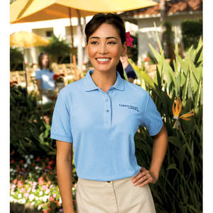 Port Authority Ladies Silk Touch Sport Shirt 