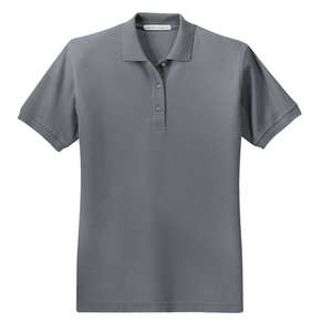 Port Authority Ladies Silk Touch Sport Shirt Steel