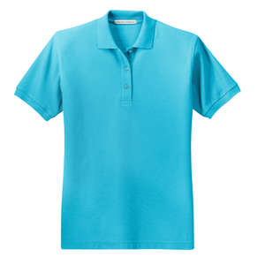 Port Authority Ladies Silk Touch Sport Shirt Blue, Maui