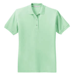 Port Authority Ladies Silk Touch Sport Shirt Green, Mint