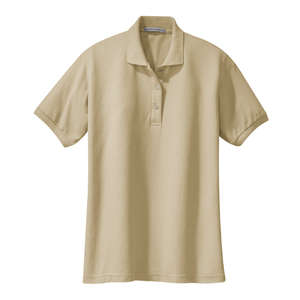 Port Authority Ladies Silk Touch Sport Shirt Stone
