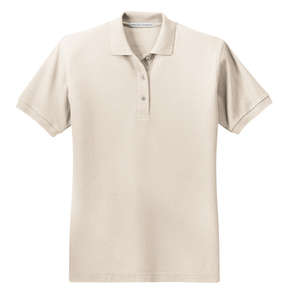Port Authority Ladies Silk Touch Sport Shirt Stone, Light