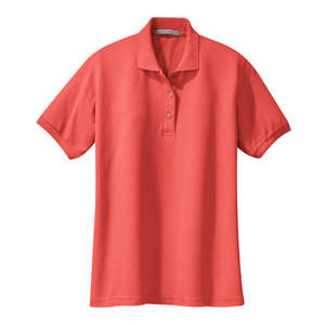 Port Authority Ladies Silk Touch Sport Shirt Hibiscus