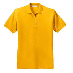 Port Authority Ladies Silk Touch Sport Shirt Gold