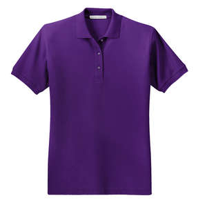 Port Authority Ladies Silk Touch Sport Shirt Purple