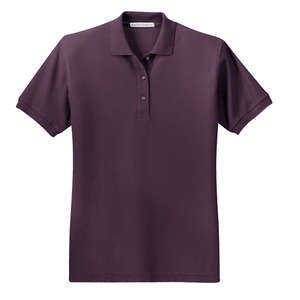Port Authority Ladies Silk Touch Sport Shirt Eggplant