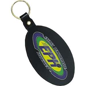 Large Oval Soft Plastic Key Fob