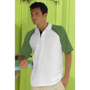 Custom Promotional Raglan Color Block Jersey Polo Shirt