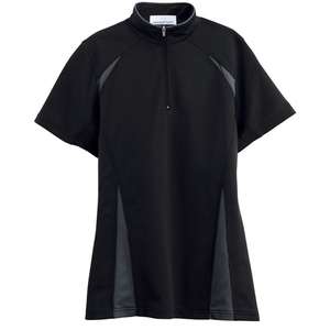 Womens Vansport Body Mapped Blocked Mock Neck Shirt