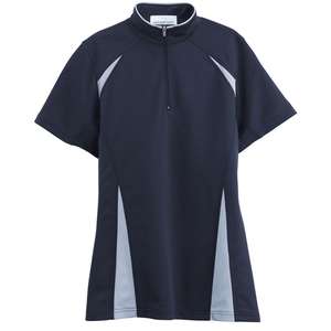 Womens Vansport Body Mapped Blocked Mock Neck Shirt
