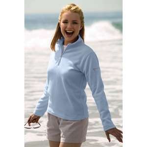 Womens Vantek Microfiber Quarter-Zip Shirt 