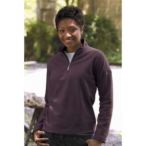 Womens Vantek Microfiber Quarter-Zip Shirt 