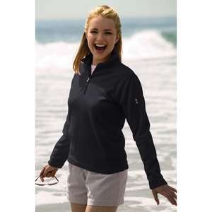 Womens Vantek Microfiber Quarter-Zip Shirt 