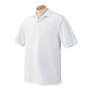 Izod Men's Performance Golf Pique Polo Shirt White
