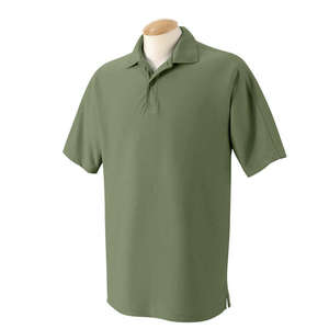 Izod Men's Performance Golf Pique Polo Shirt Green, Sea Grass