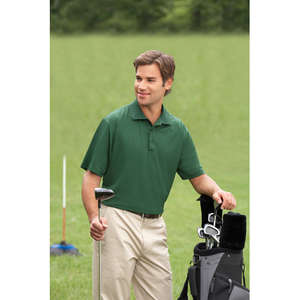 Harriton Men's Polytech Polo Shirt