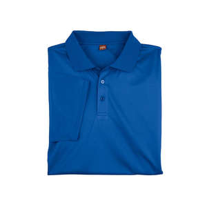 Harriton Men's Polytech Polo Shirt Blue, True Royal