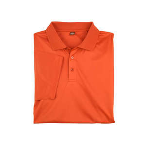 Harriton Men's Polytech Polo Shirt Orange, Team