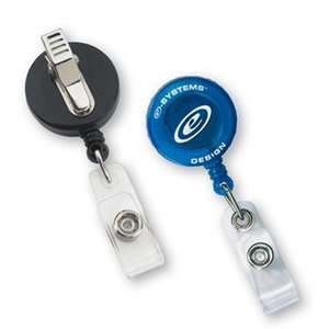 Round Secure-A-Badge with Alligator Clip 