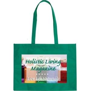 Custom Promotional Cirque Textured Tote Bag - Full Color