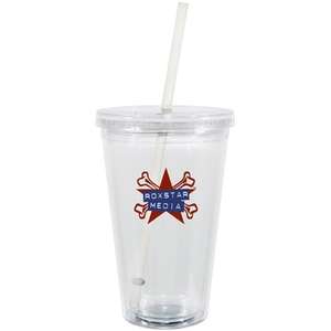Spirit Acrylic Tumbler with Straw - 16 oz.