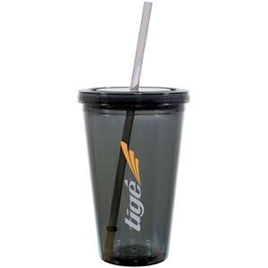 Spirit Acrylic Tumbler with Straw - 16 oz.