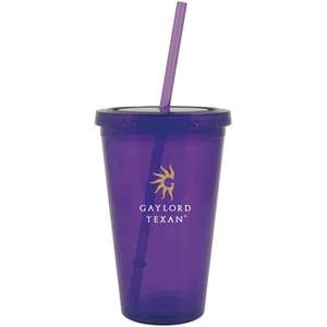 Spirit Acrylic Tumbler with Straw - 16 oz.