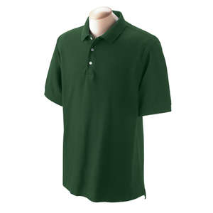 Devon and Jones Men's Pima Pique Short-Sleeve Polo Shirt Green, Forest