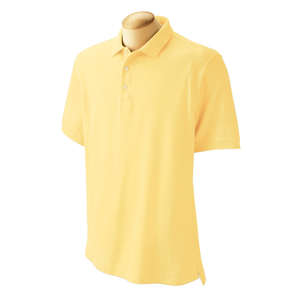 Devon and Jones Men's Pima Pique Short-Sleeve Polo Shirt Butter