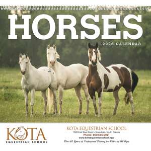Custom Promotional Horses Calendar - 2013