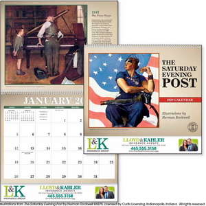 Custom Promotional The Saturday Evening Post Calendar - 2013