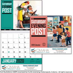 Custom Promotional The Classic Saturday Evening Post Calendar - 2013