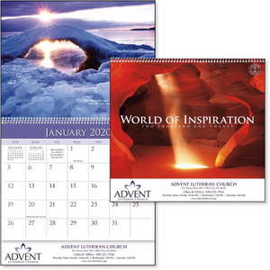 Custom Promotional World of Inspiration Calendar - 2013