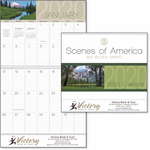 Custom Wall Calendars - Scenes of America Big Block Memo Calendar - 2013