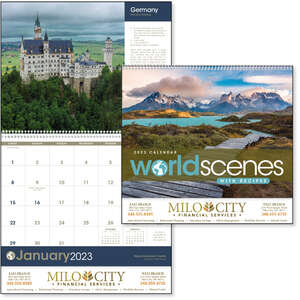 Custom Promotional World Scenes with Recipe Calendar - 2013