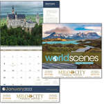Promotional Calendars - World Scenes with Recipe Calendar - 2013
