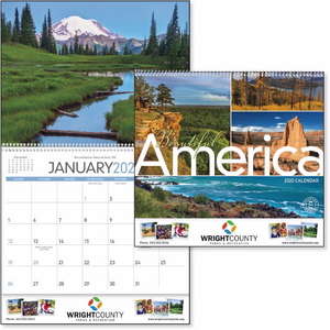 Custom Promotional Beautiful America Calendar I - 2013