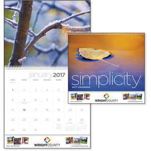 Custom Promotional Simplicity Calendar - 2013