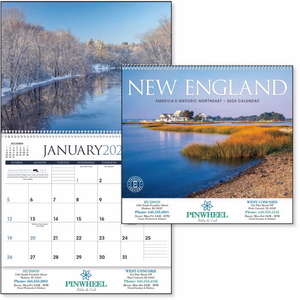 Custom Promotional New England Calendar - 2013