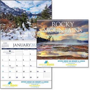Custom Promotional Rocky Mountains Calendar - 2013