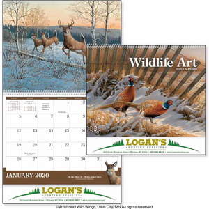 Custom Promotional Classic Wildlife Art Calendar - 2013